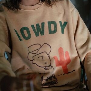 People of Leisure Peanuts Cowboy Charlie Sweatshirt